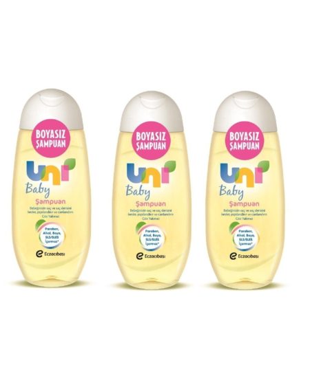 Boyasız Bebek Şampuanı 3 X 200 ml