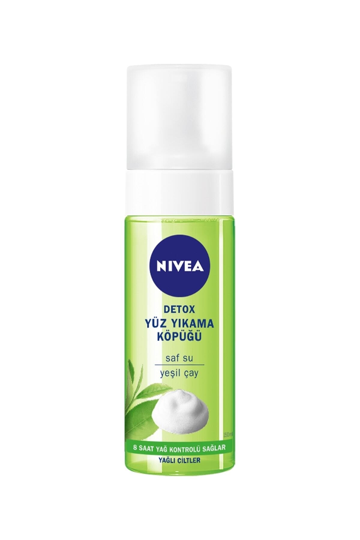 Herka Detox Yüz Yıkama Köpüğü Yağlı Ciltler 150 Ml Yüz Temizleme Gözenek Arındırıcı Yeşil Çay Içerir - Görsel 2