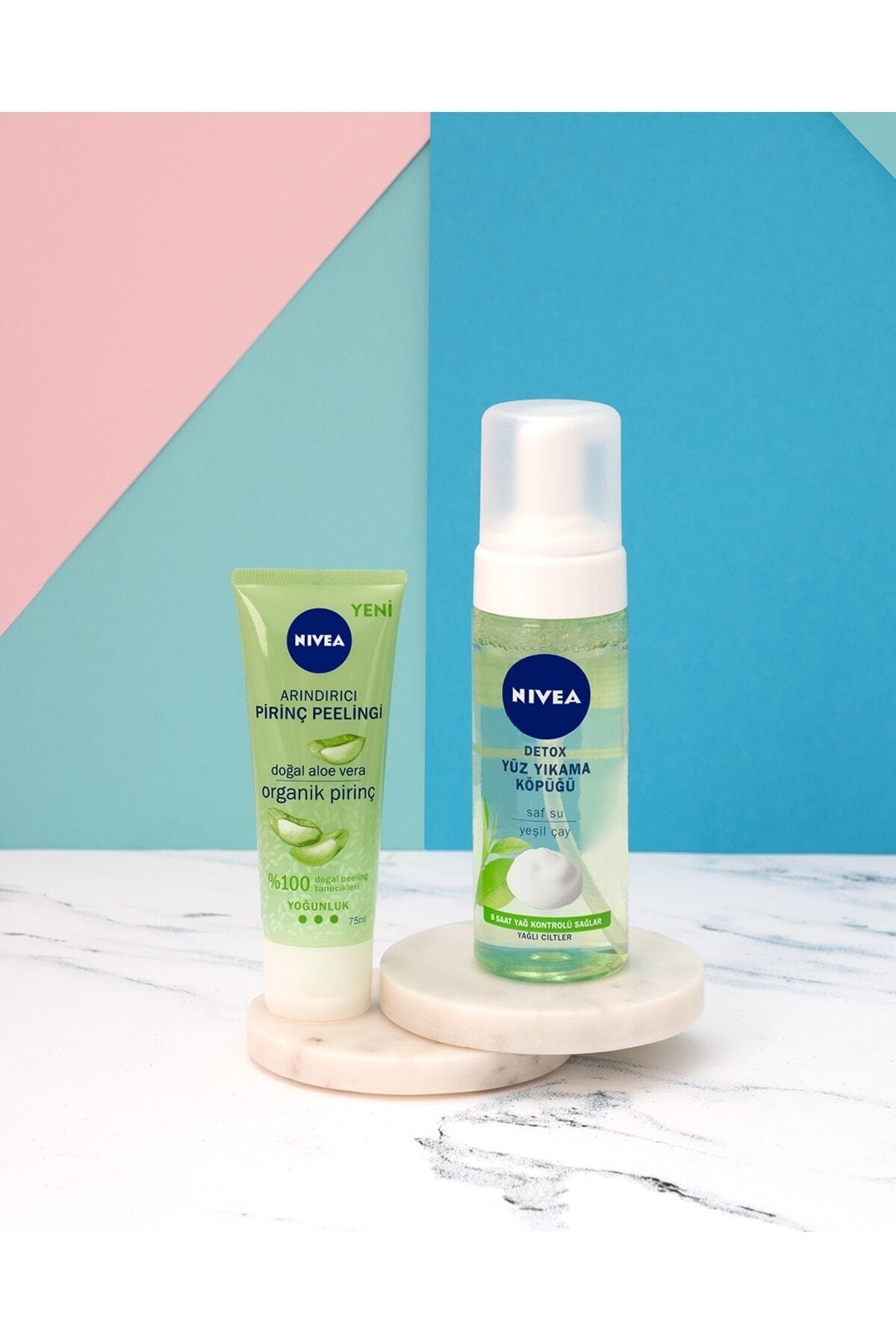 Herka Detox Yüz Yıkama Köpüğü Yağlı Ciltler 150 Ml Yüz Temizleme Gözenek Arındırıcı Yeşil Çay Içerir - Görsel 6