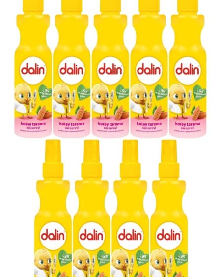 Kolay Saç Tarama Spreyi 200ml Badem Özlü (9 Lu Set)