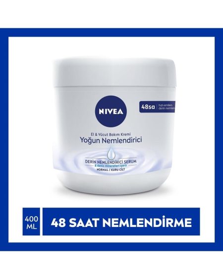 Lcosmeti Yoğun Nemlendirici El & Vücut Bakım Kremi**400 Ml, Normal/kuru Ciltler 48 Saat Nemlendirme