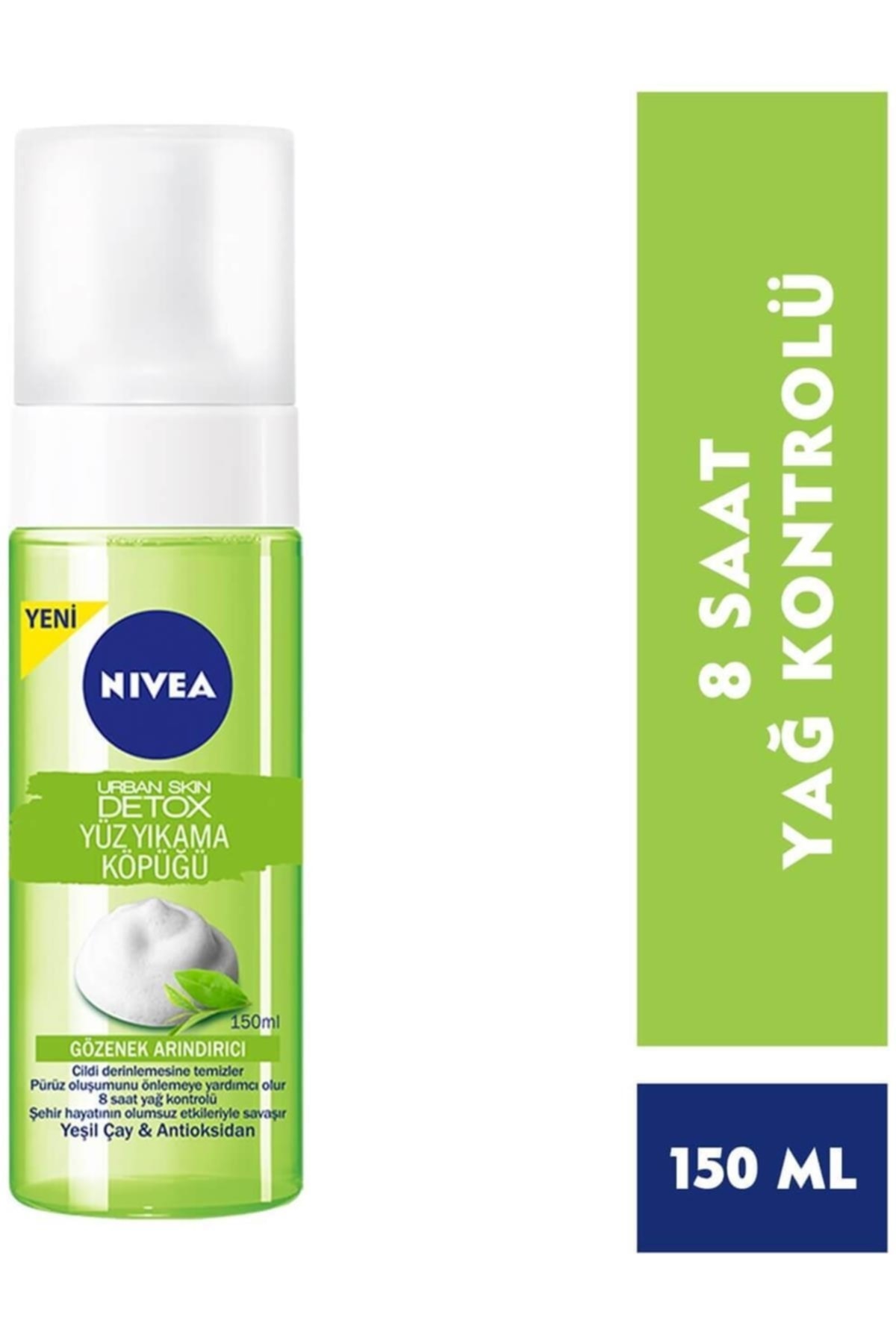 Marka: Urban Skin Detox Yüz Yıkama Köpüğü 150ml Kategori: Makyaj Temizleyici - Görsel 2