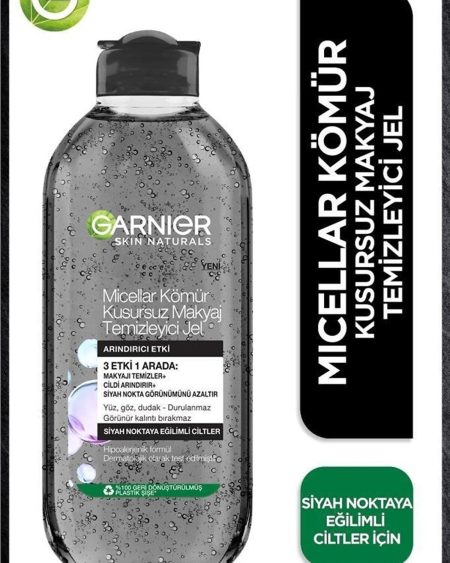 Micellar Tanecikli Kömür Kusursuz Bakım-makyaj Temizleyici Jel 400ml