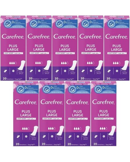 O.B Carefree Günlük Ped Hafif Parfümlü Plus Large 180 Adet (9PK*20)
