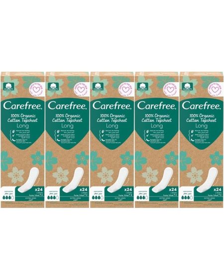 O.B Carefree Günlük Ped Organic Cotton Topsheet Uzun 120 Adet (5PK*24)