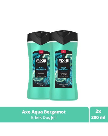 Premium Collection Duş Jeli Aqua Bergamot 3 In 1 Vücut Saç Yüz 300 ml X2