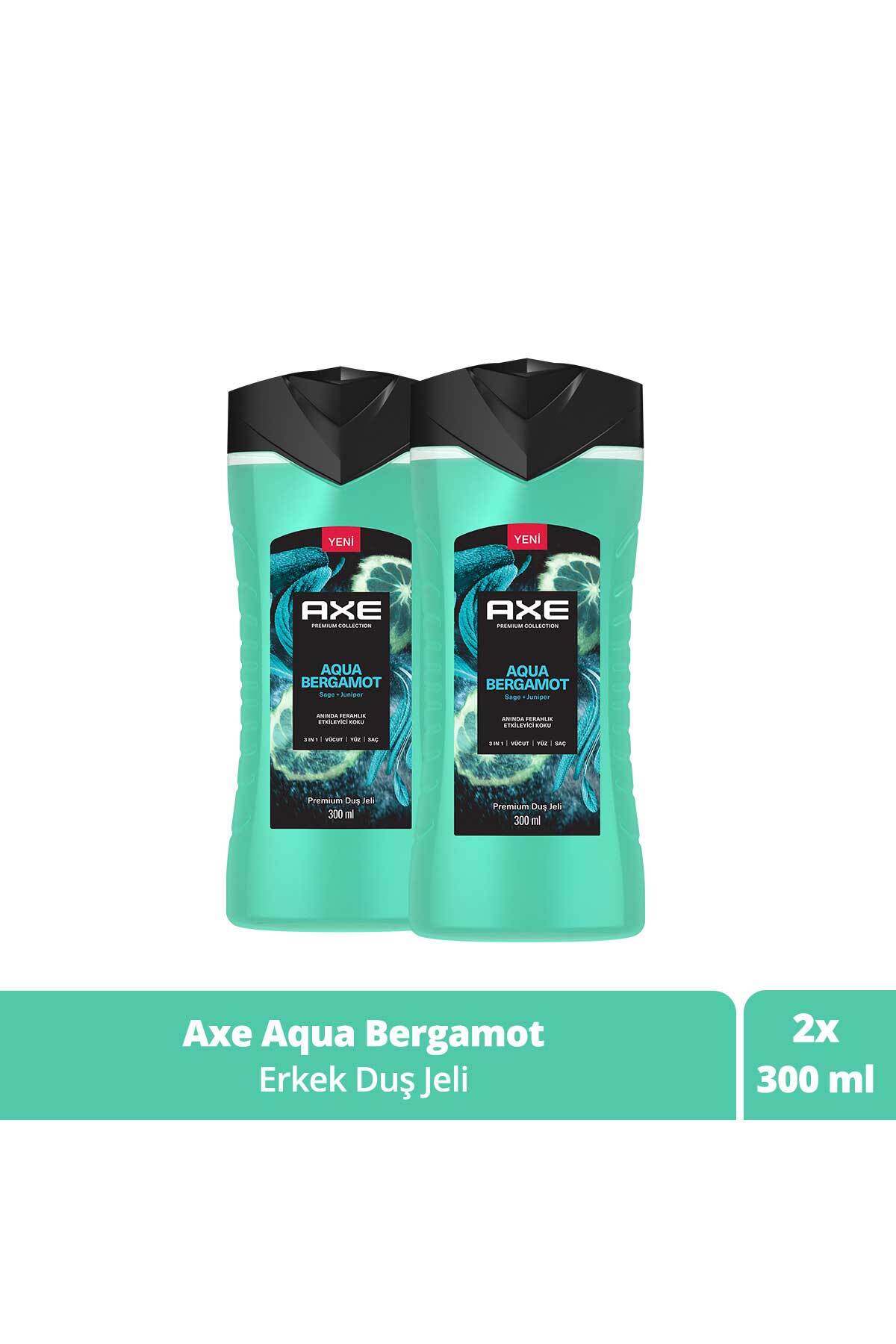 Premium Collection Duş Jeli Aqua Bergamot 3 In 1 Vücut Saç Yüz 300 ml X2