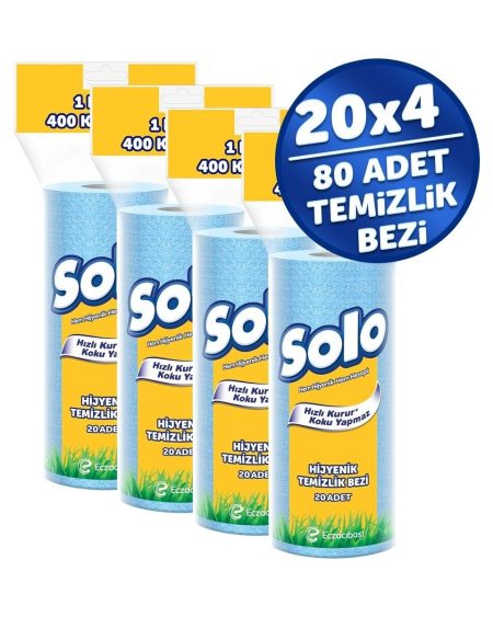 Solo Hijyenik Temizlik Bezi 4'lü