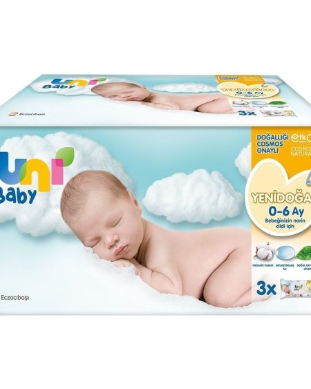 Uni Baby Yenidoğan Islak Mendil 36'lı 1440 Yaprak