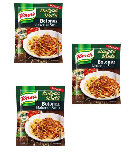 Bolonez Makarna Sosu - 3 Paket