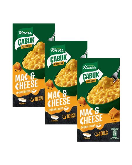 Çabuk Mac & Cheese Peynirli Makarna 212 Gr x 3 Adet