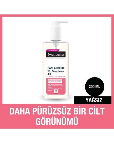 Canlandırıcı Yüz Temizleme Jeli 200 ml