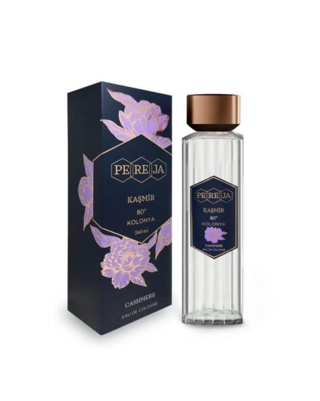 Kaşmir Kokulu Cam Şişe Kolonya 240 ml