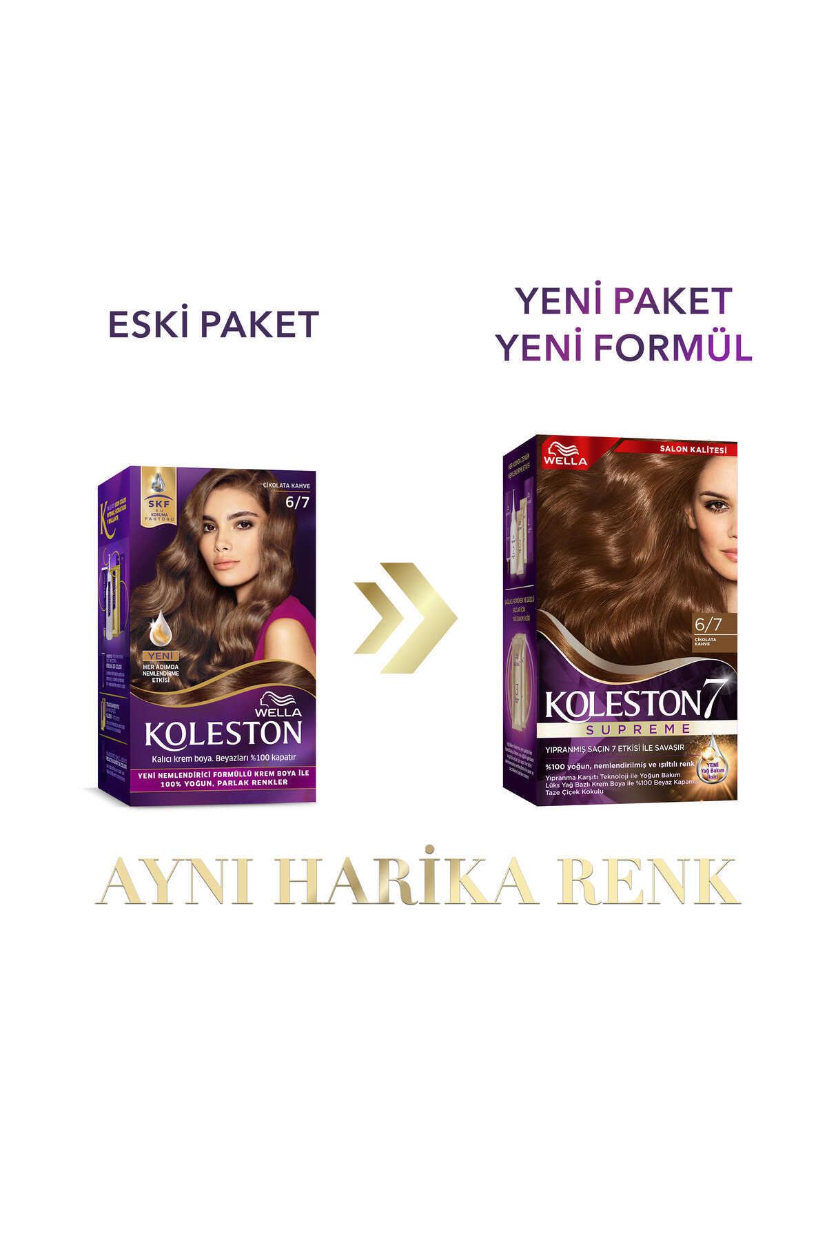 Koleston Supreme Saç Boyası 6/7 Çikolata Kahve - Görsel 3