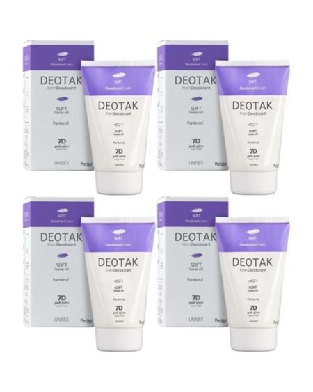 ( LTD ) Deotak Krem Deodorant 35ML Soft (Hassas Cilt) (4 Lü Set) ( TEKLİDİR )