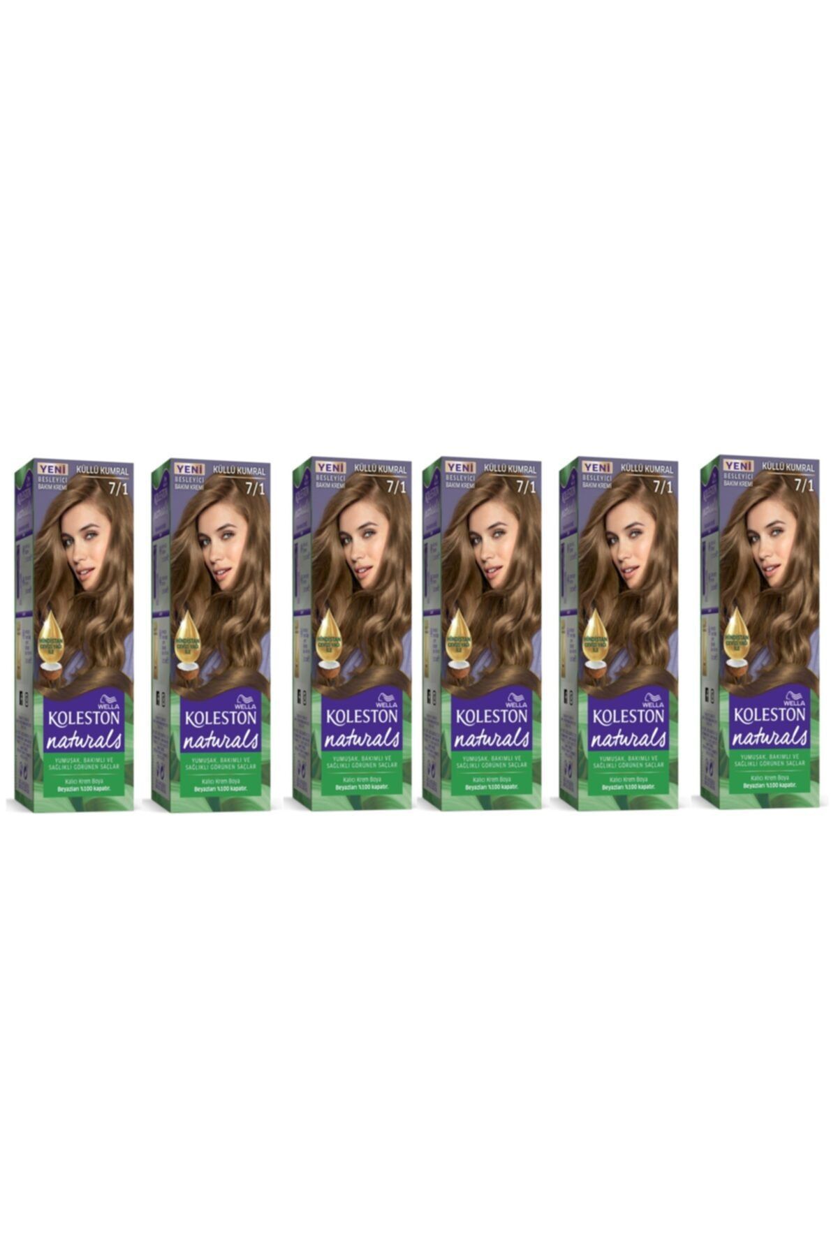 Naturals Küllü Kumral 7/1 6 Lı Paket